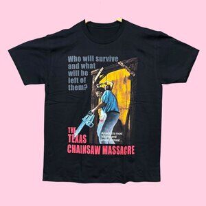 The Texas Chainsaw Massacre Horror Movie Poster Tee L